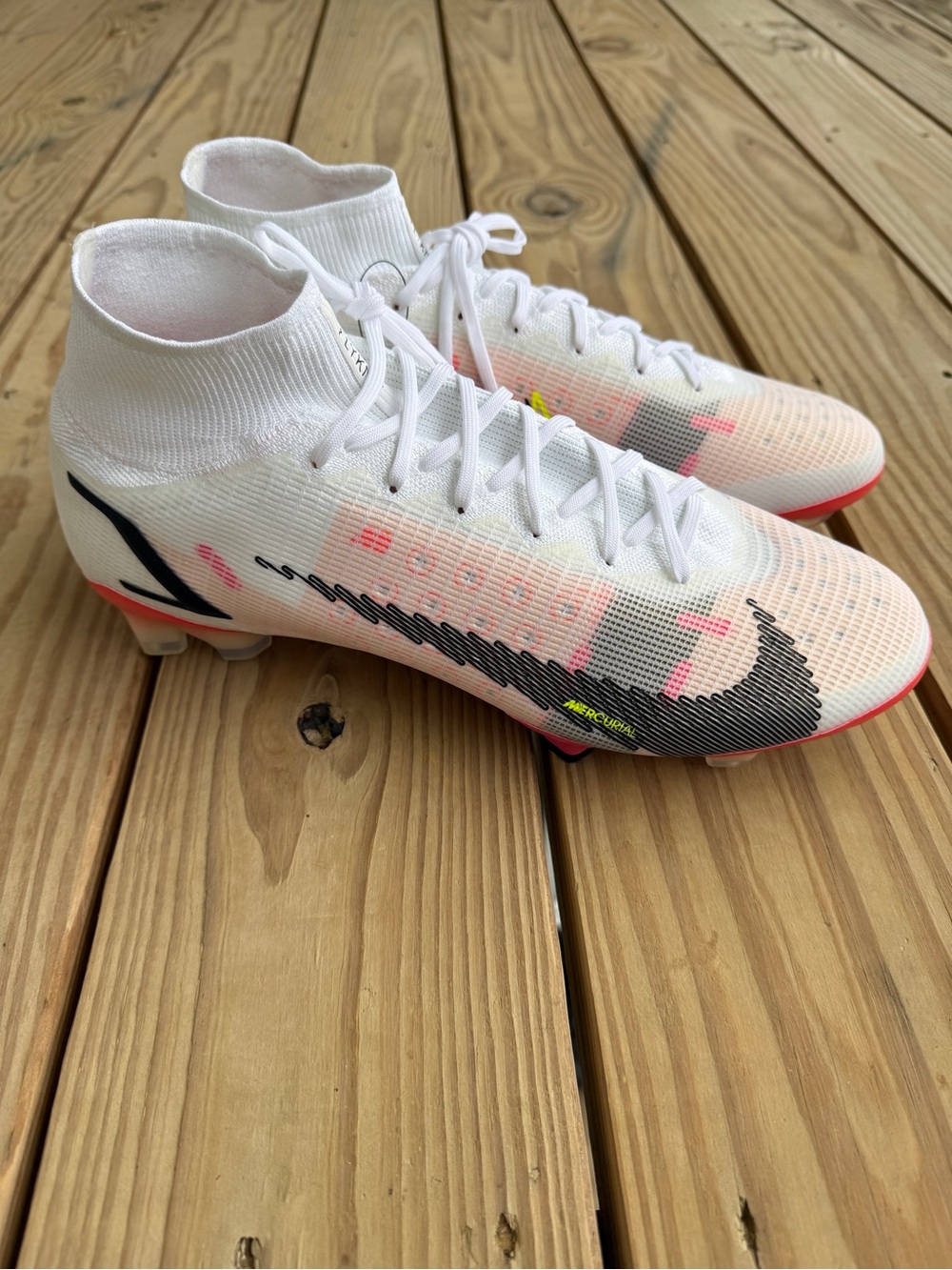 Nike Mercurial Superfly 8 Elite FG Mens Size 13 Soccer Cleats CV0958-121 Pink